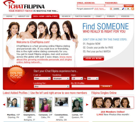 iChatFilipina Home Page